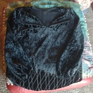 Ann taylor velvet  v neck